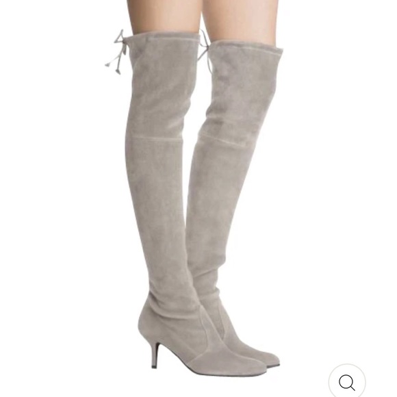 Stuart Weitzman Shoes - Stuart Weitzman OTK Taupe Suede Boots